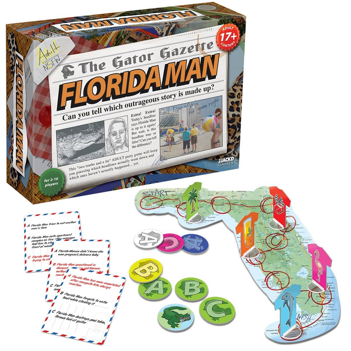 Florida Man Quiz Book And Challenge Games: Can You Identify 366