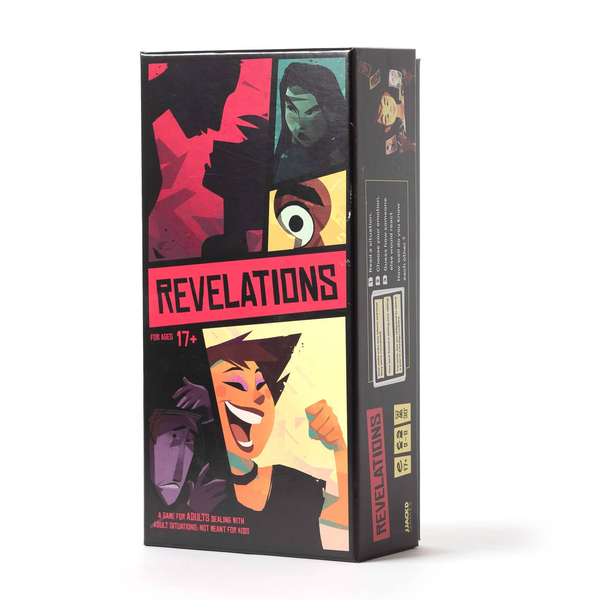 Revelations | An Adult Party Game for 2-8 Players | Ultra PRO Entertainment